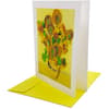 image Sunflowers Van Gogh Quilling Blank Card