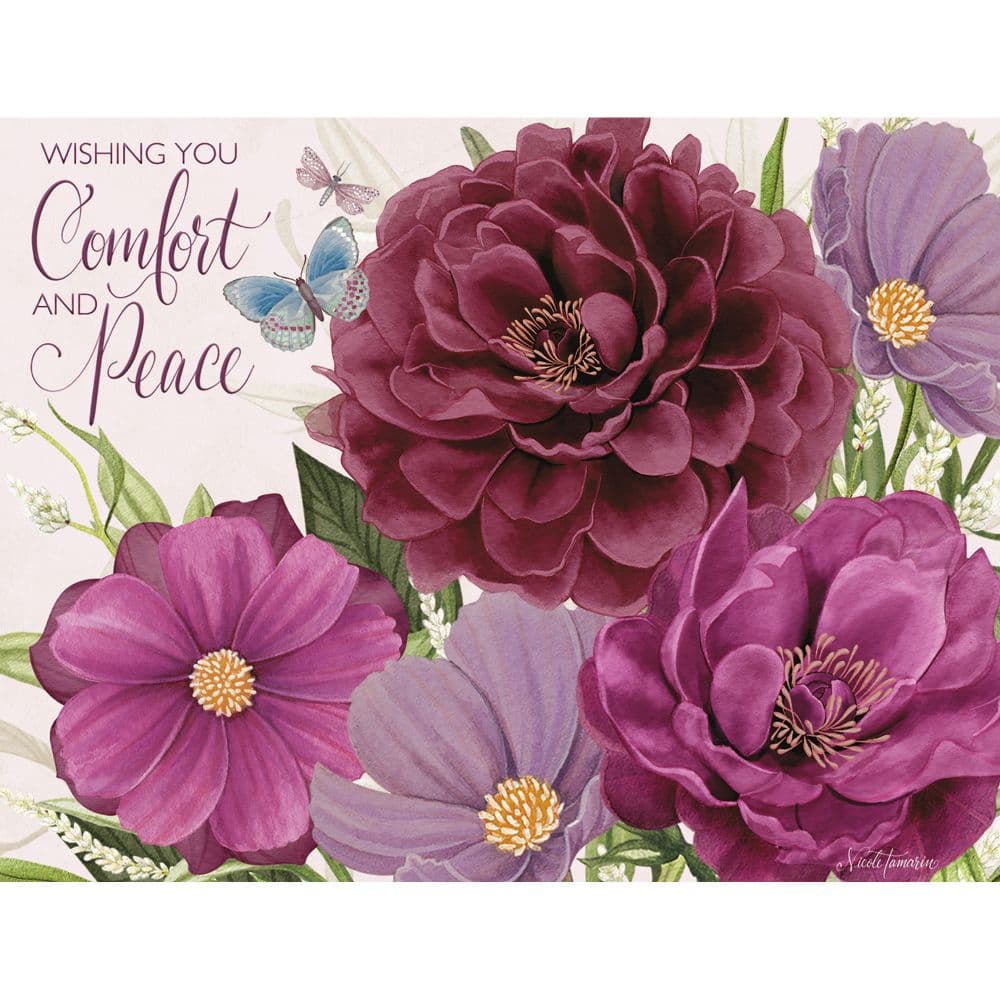 Midnight Garden Sympathy Assorted Boxed Note Cards Alt3