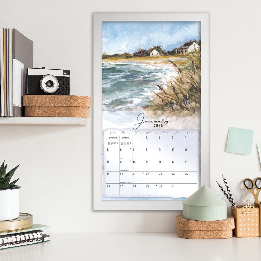 Coastal Shores 2025 Wall Calendar by Susan Winget_ALT4
