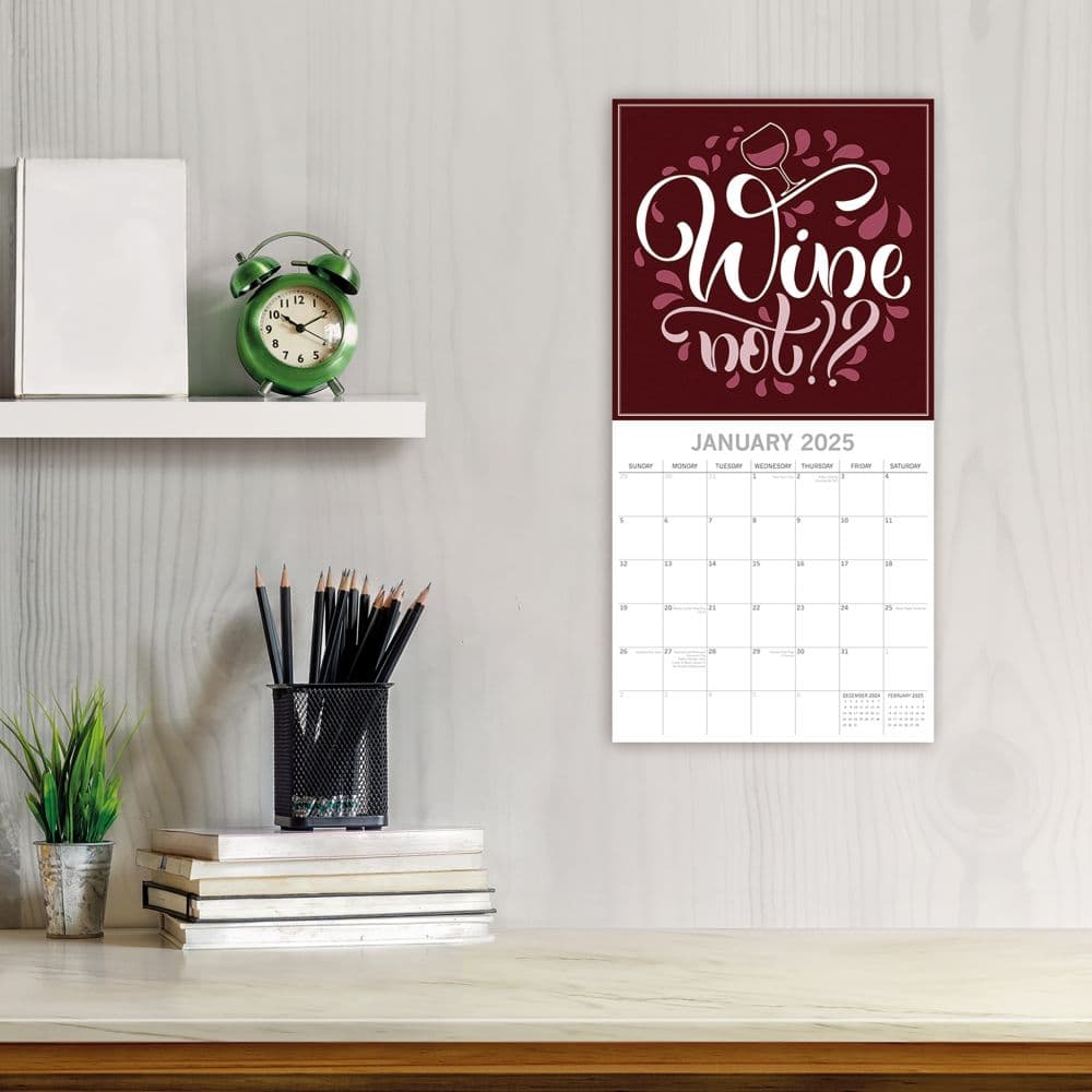 Wine Signs 2025 Wall Calendar Second Alternate Image width=&quot;1000&quot; height=&quot;1000&quot;