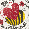 image Bee My Valentine Valentine&#39;s Day Card close up