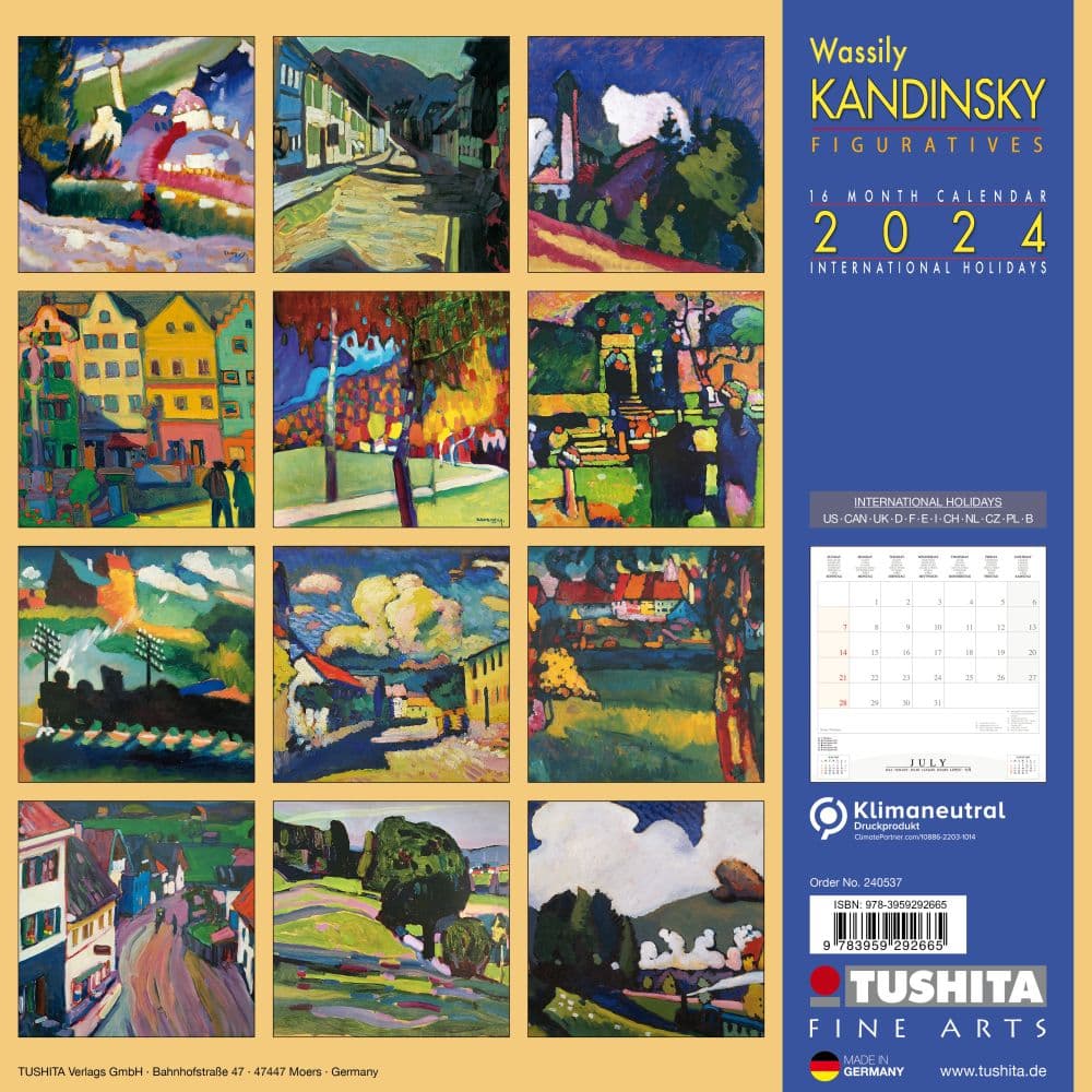 Kandinsky Figuratives 2024 Wall Calendar First Alternate Image width=&quot;1000&quot; height=&quot;1000&quot;