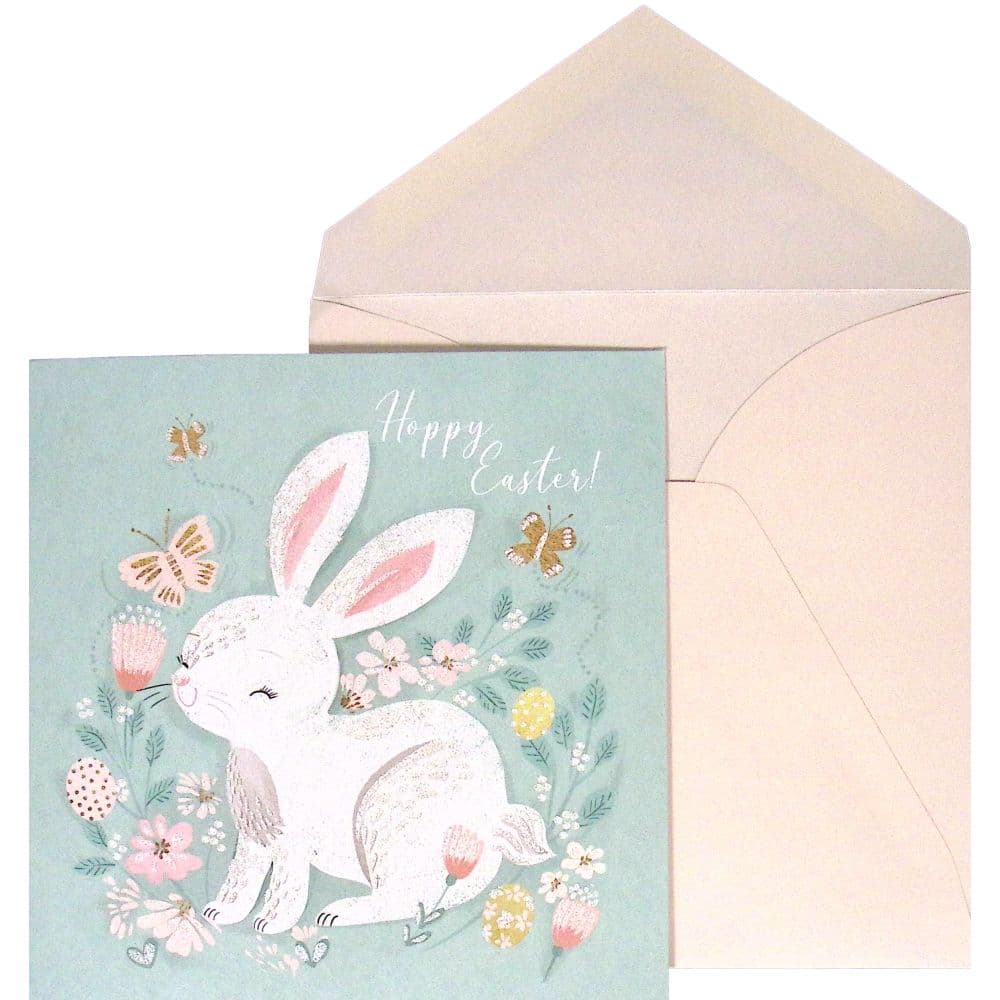 Sweet Bunny In Flowers Easter Card Main Product Image width=&quot;1000&quot; height=&quot;1000&quot;