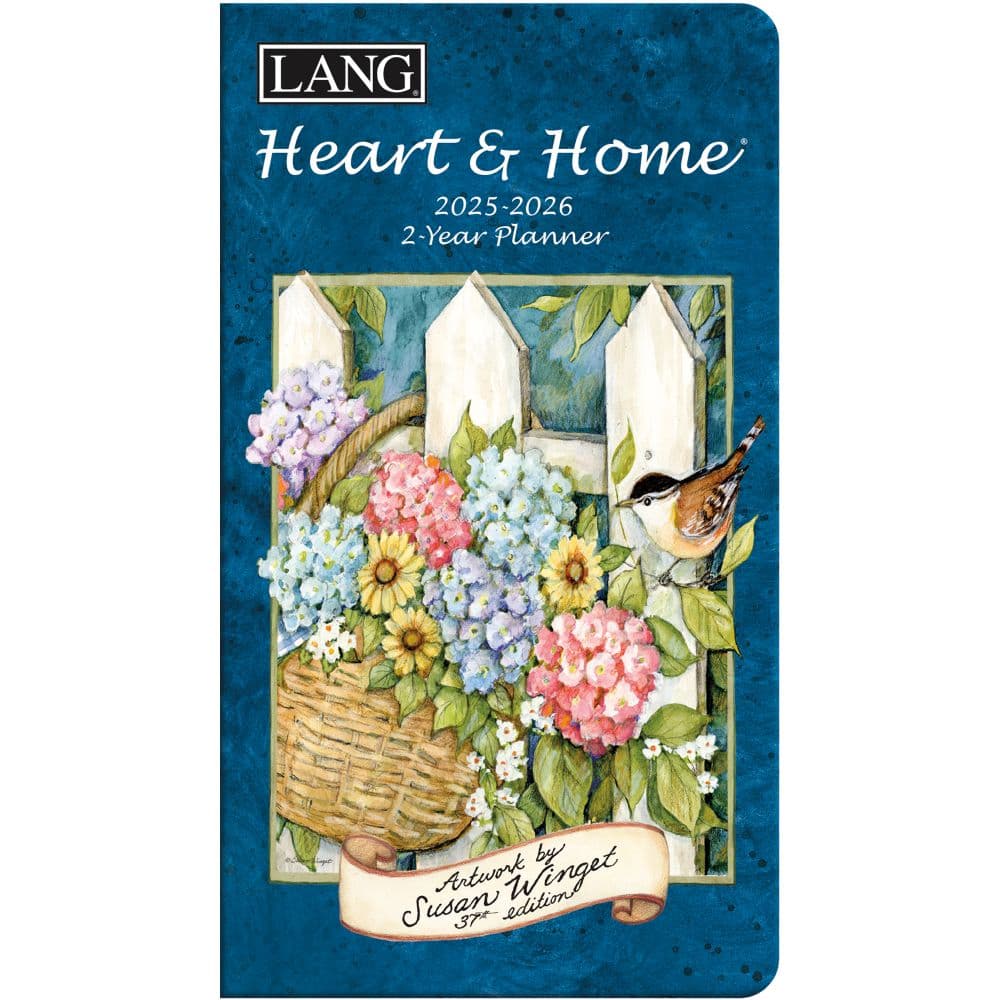Heart and Home 2025 2 Year Pocket Planner by Susan Winget_Main Image