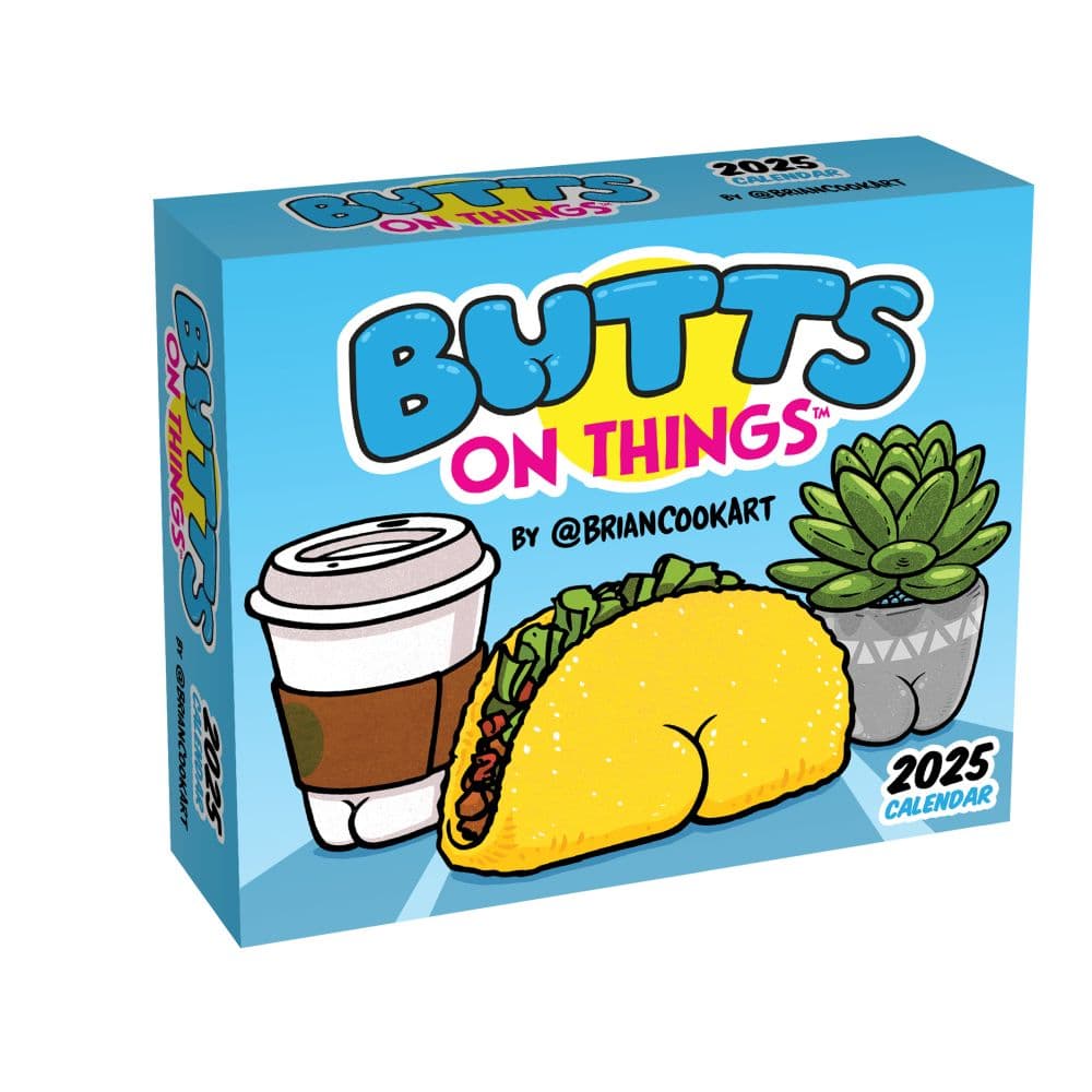 Butts on Things 2025 Desk Calendar Main Product Image width=&quot;1000&quot; height=&quot;1000&quot;