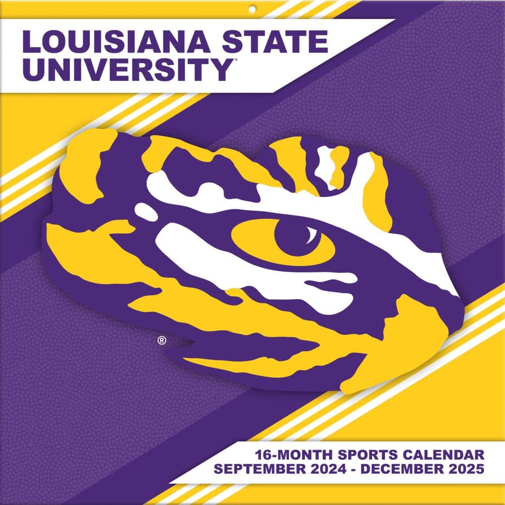 Louisiana State University Tigers 2025 Wall Calendar_Main Image