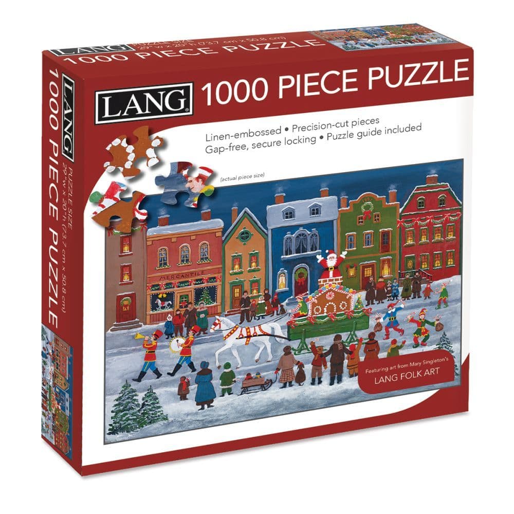 Christmas Parade 1000 Piece Puzzle by Mary Singleton Main Image