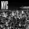 image New York City Black and White 2025 Wall Calendar Main Image