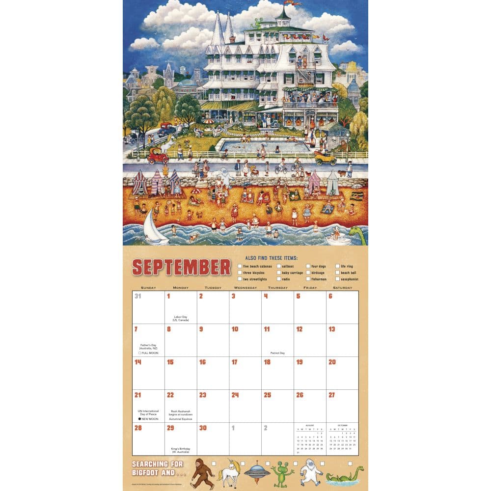 Searching For Bigfoot 2025 Wall Calendar Third Alternate Image width=&quot;1000&quot; height=&quot;1000&quot;