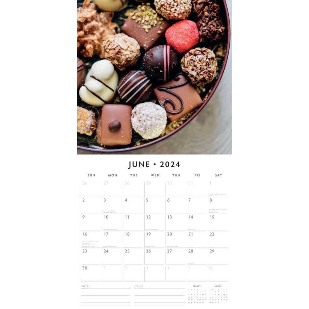 Chocolate Lovers 2024 Wall Calendar Second Alternate Image width=&quot;1000&quot; height=&quot;1000&quot;