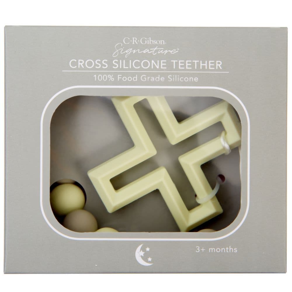 Cross & Bead Silicone Teether Alternate Image 1