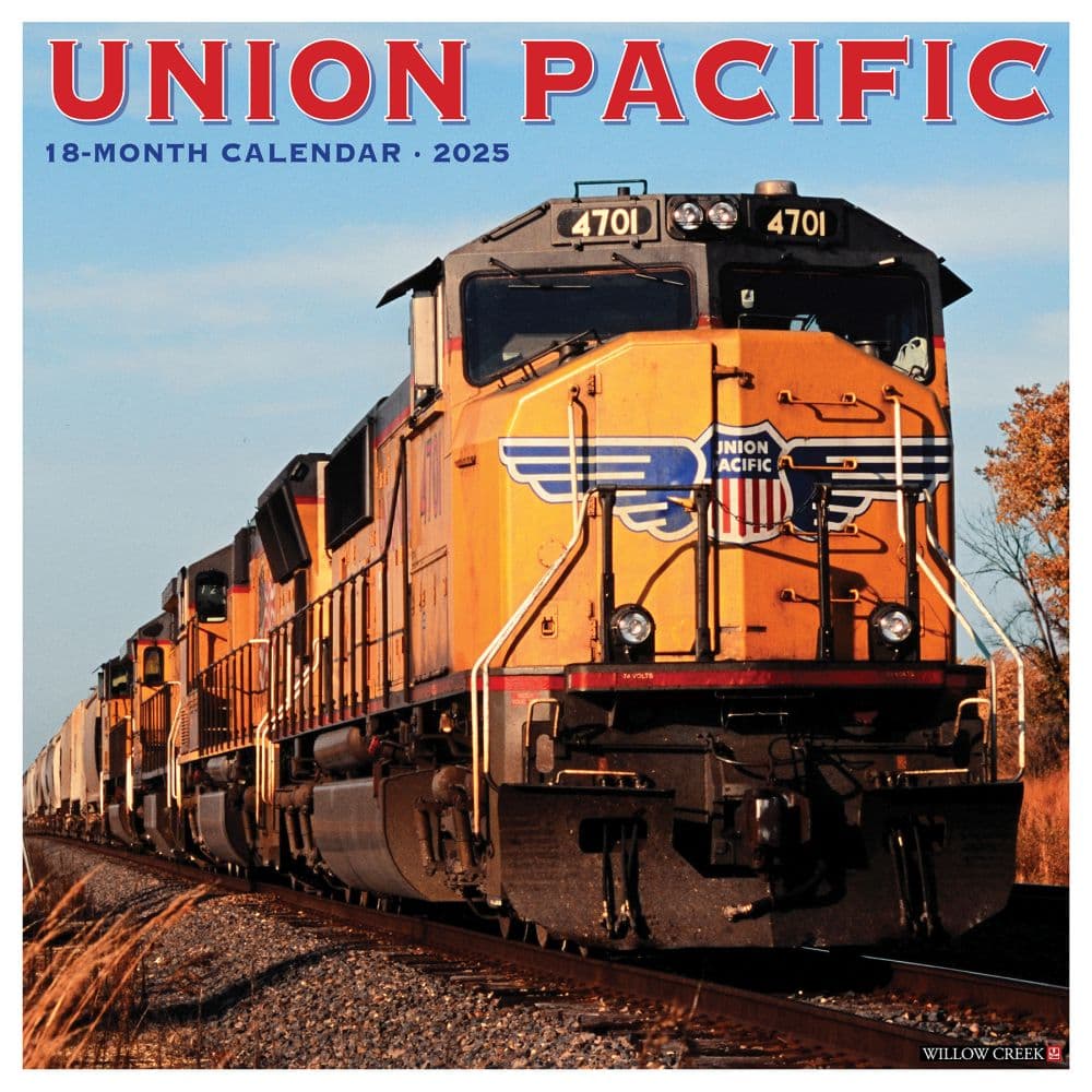 Union Pacific Railroad 2025 Wall Calendar  Main Image