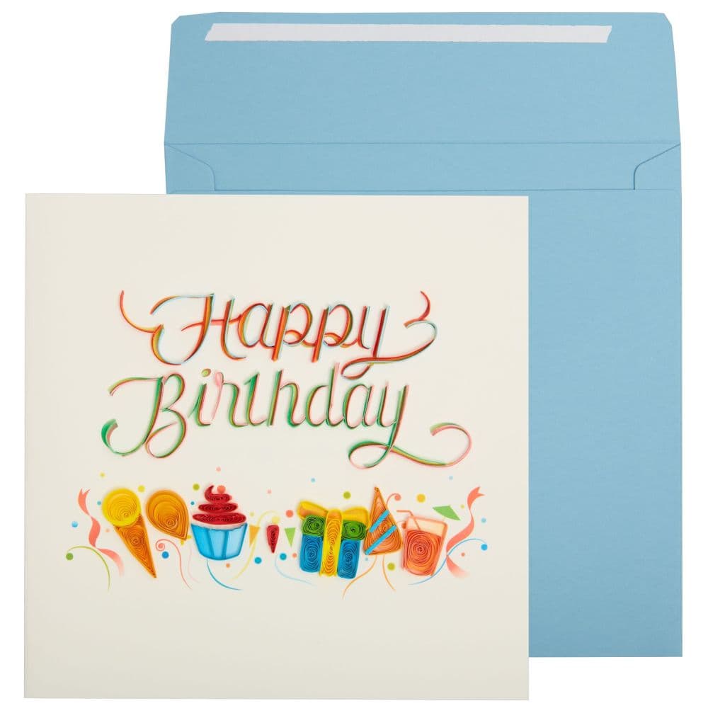 Birthday Confetti Quilling Birthday Card Main Product  Image width=&quot;1000&quot; height=&quot;1000&quot;