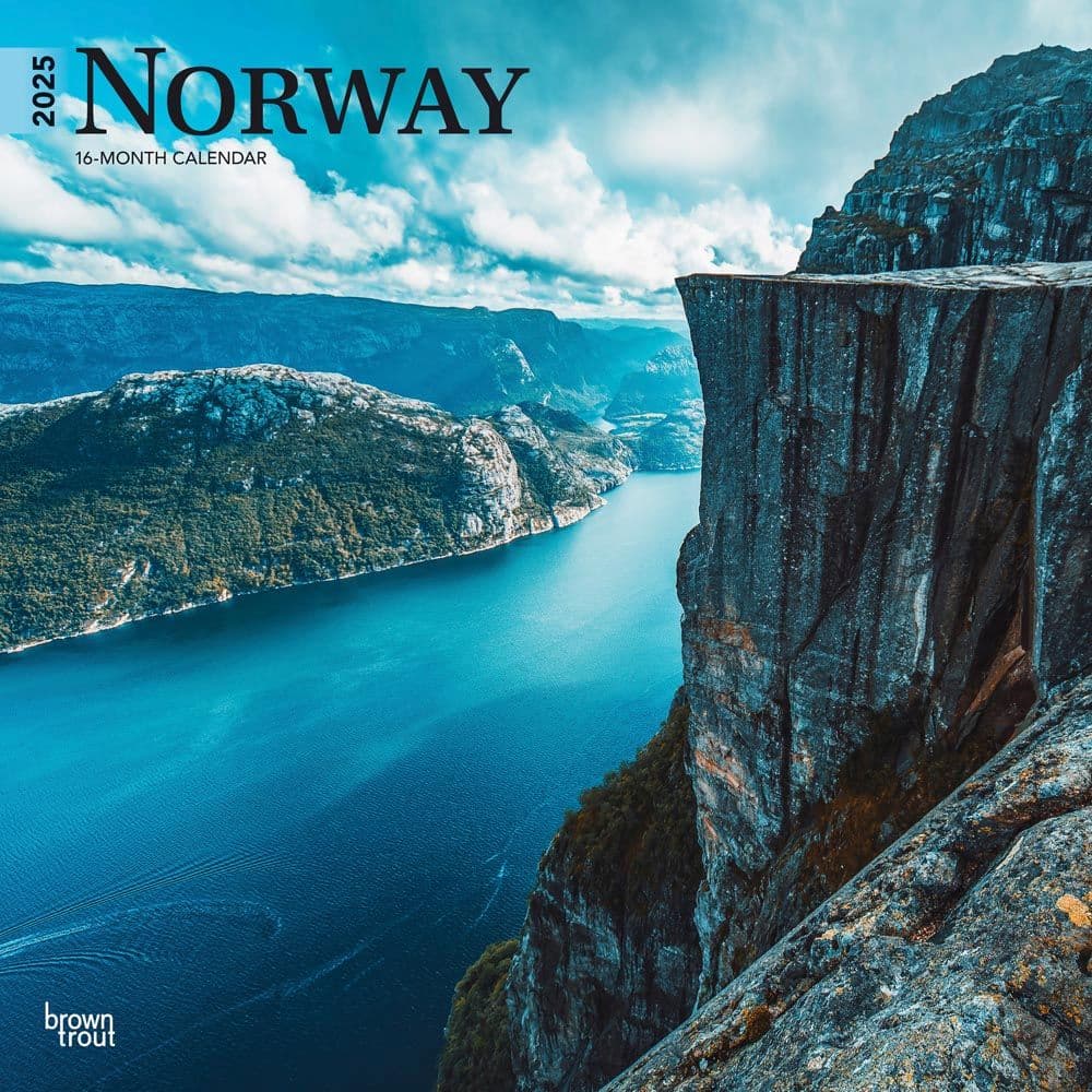 Norway 2025 Wall Calendar  Main Image
