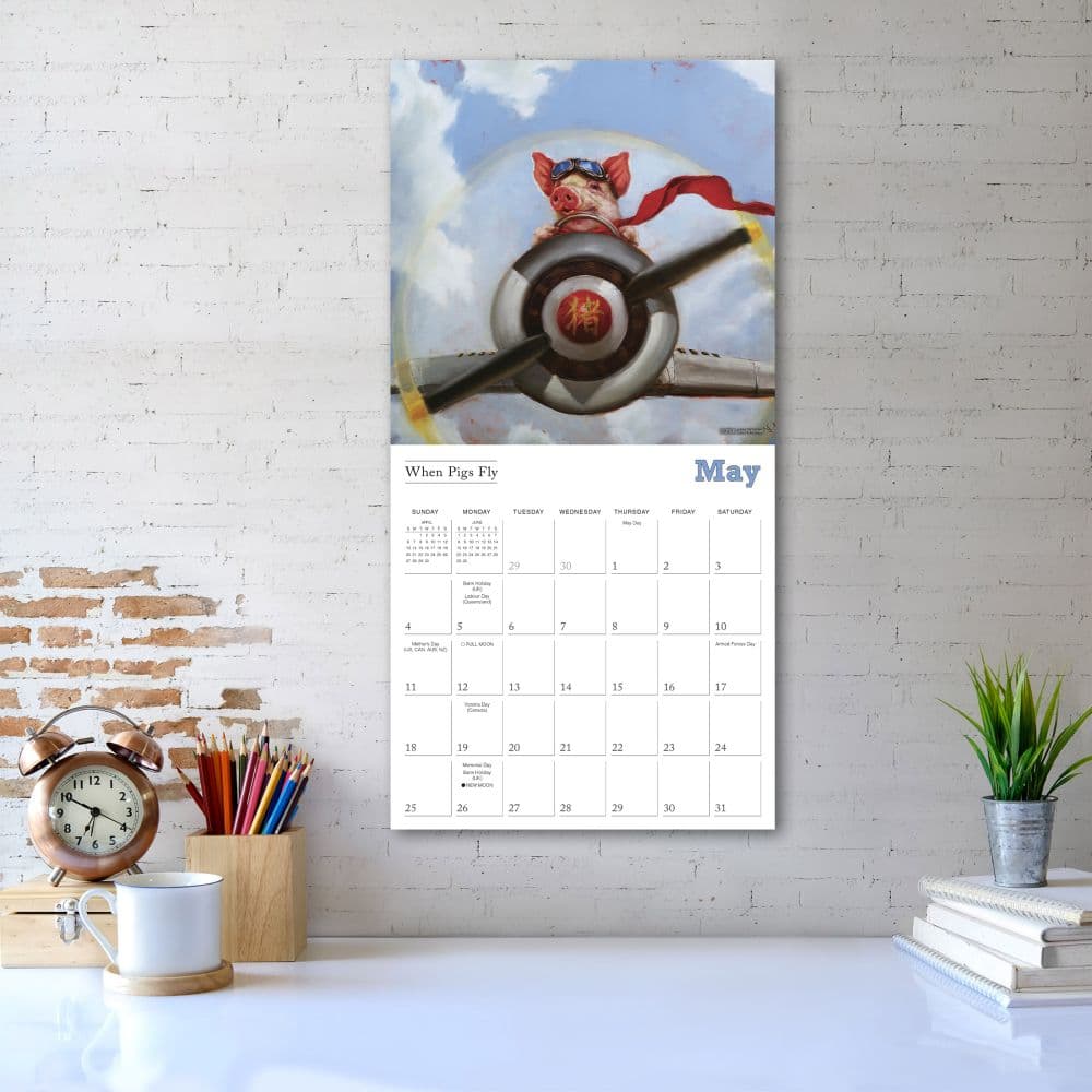 Furociously Funny by Lucia Herffernan 2025 Wall Calendar Fourth Alternate Image width=&quot;1000&quot; height=&quot;1000&quot;