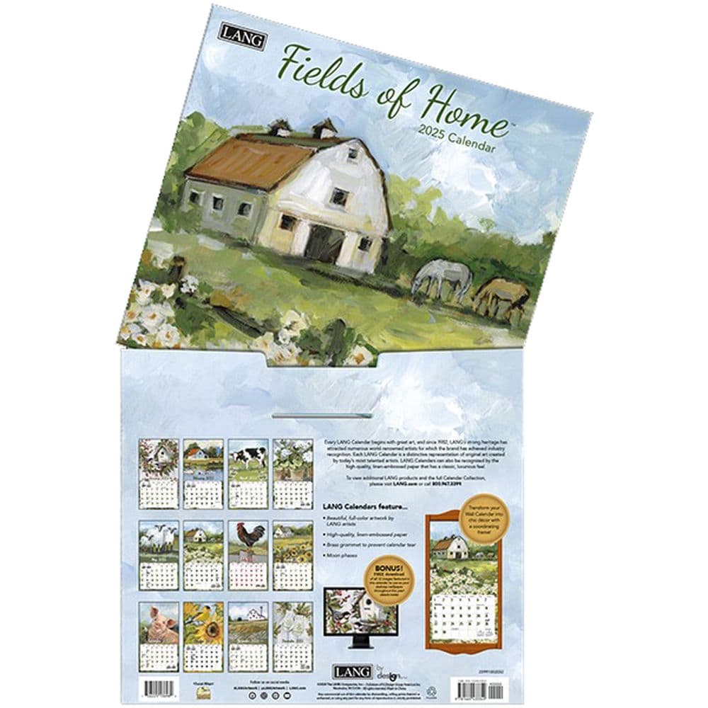 Fields of Home by Susan Winget 2025 Wall Calendar Sixth Alternate Image width=&quot;1000&quot; height=&quot;1000&quot;