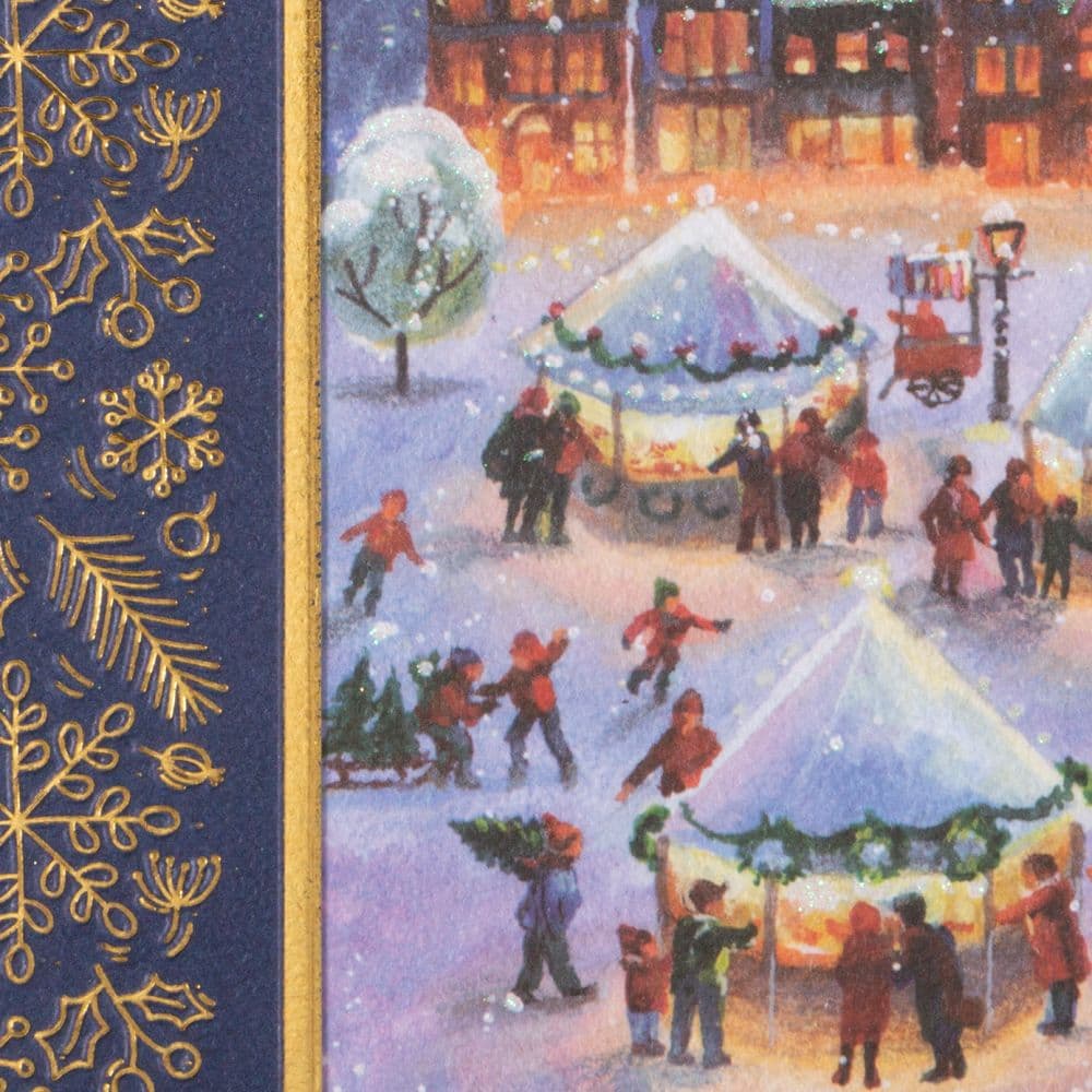 Snowy Village 8 Count Boxed Christmas Cards Fourth Alternate Image width=&quot;1000&quot; height=&quot;1000&quot;
