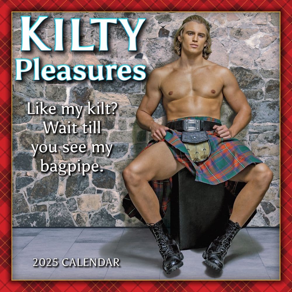 Kilty Pleasures 2025 Mini Wall Calendar Main Product Image width=&quot;1000&quot; height=&quot;1000&quot;