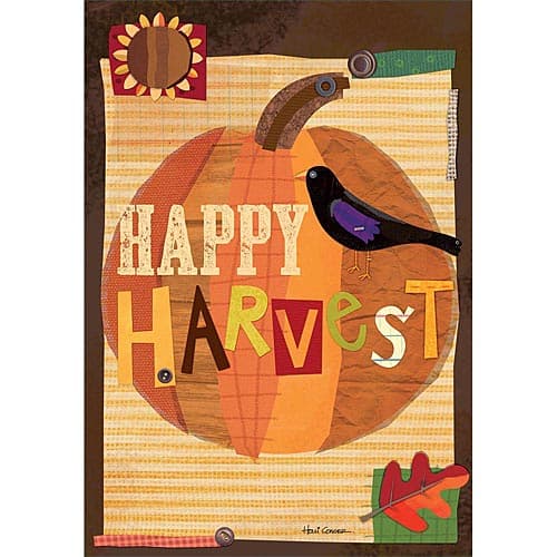 image Holli Conger Happy Harvest Large Garden Flag Main Product  Image width="1000" height="1000"