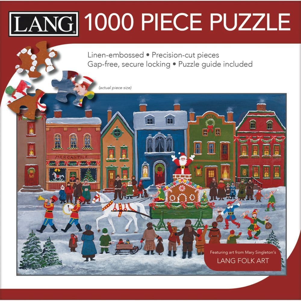 Christmas Parade 1000 Piece Puzzle by Mary Singleton 3rd Product Detail  Image width="1000" height="1000"