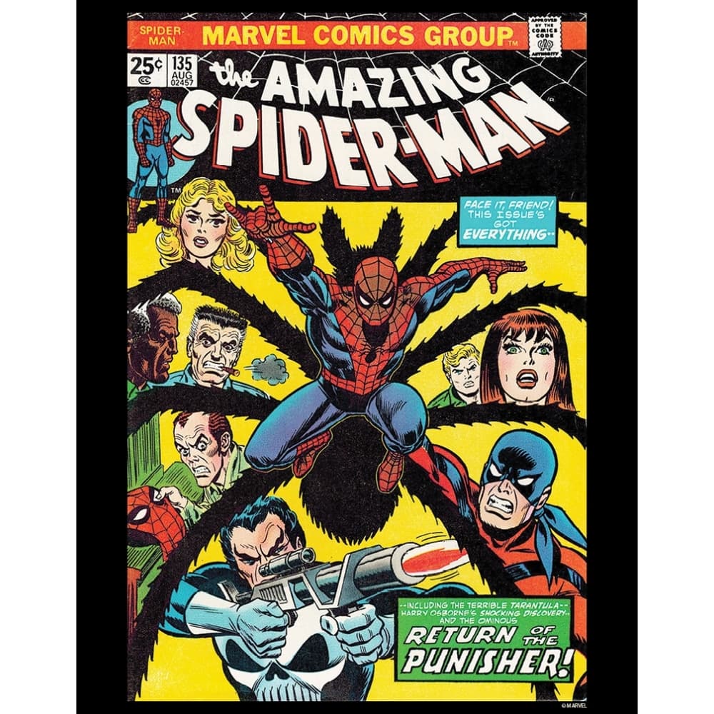Spider Man Vintage Print Main Product  Image width="1000" height="1000"