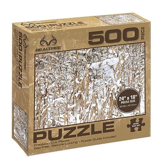 image Realtree   Snowy Archer 500 Piece Puzzle Main Product  Image width="1000" height="1000"