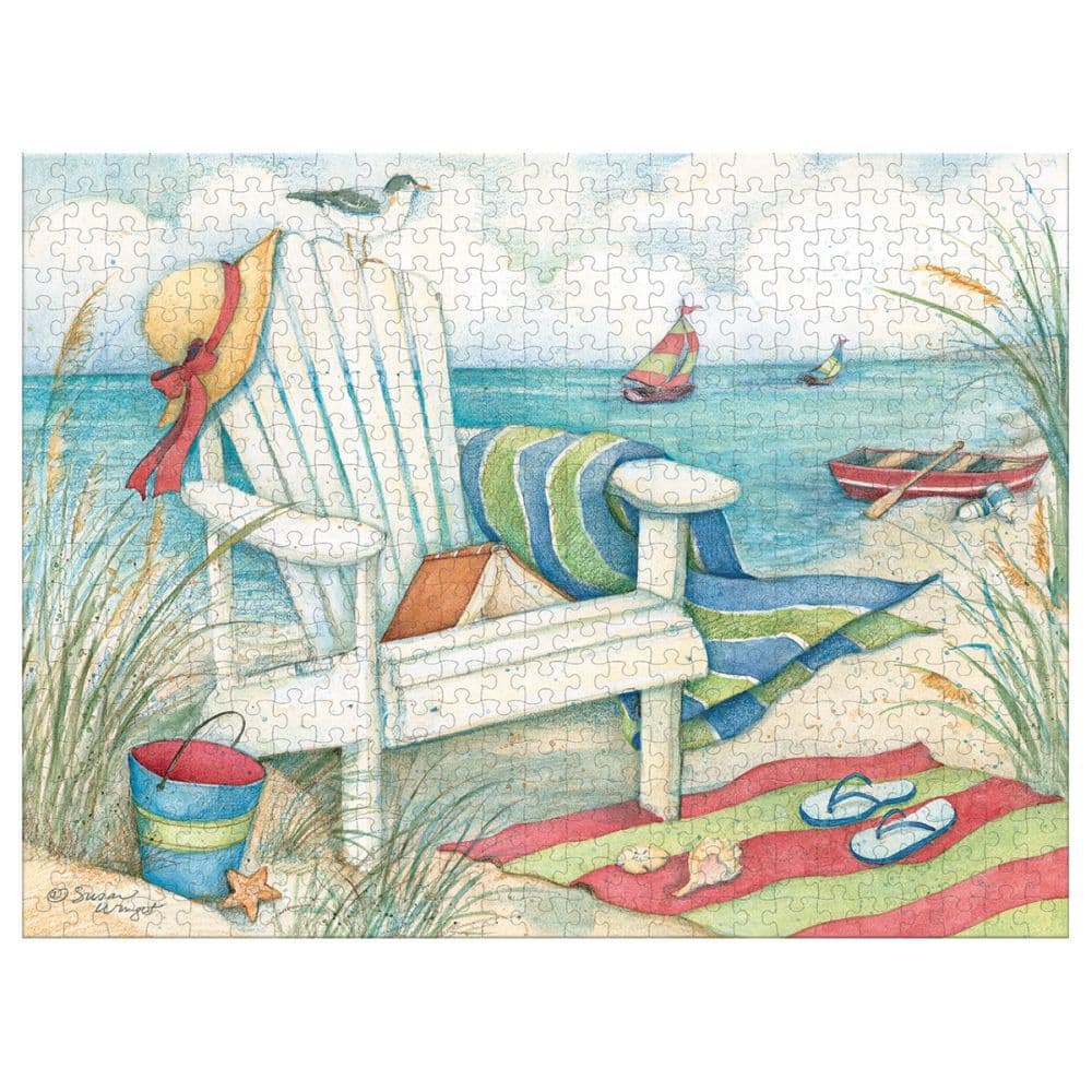 Just Beachy 500 Piece Puzzle by Susan Winget 2nd Product Detail  Image width=&quot;1000&quot; height=&quot;1000&quot;