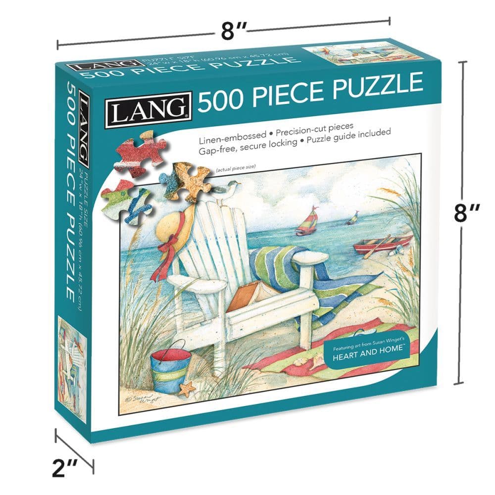 Just Beachy 500 Piece Puzzle by Susan Winget 4th Product Detail  Image width=&quot;1000&quot; height=&quot;1000&quot;