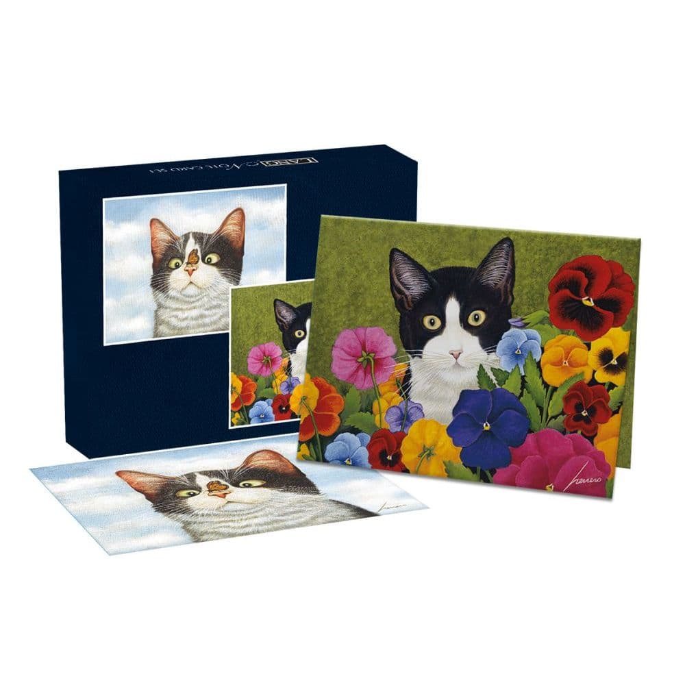 American Cat Assorted Boxed Note Cards by Lowell Herrero 2nd Product Detail  Image width=&quot;1000&quot; height=&quot;1000&quot;