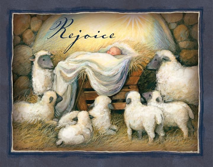 Rejoice Christmas Cards by Susan Winget Main Product  Image width=&quot;1000&quot; height=&quot;1000&quot;