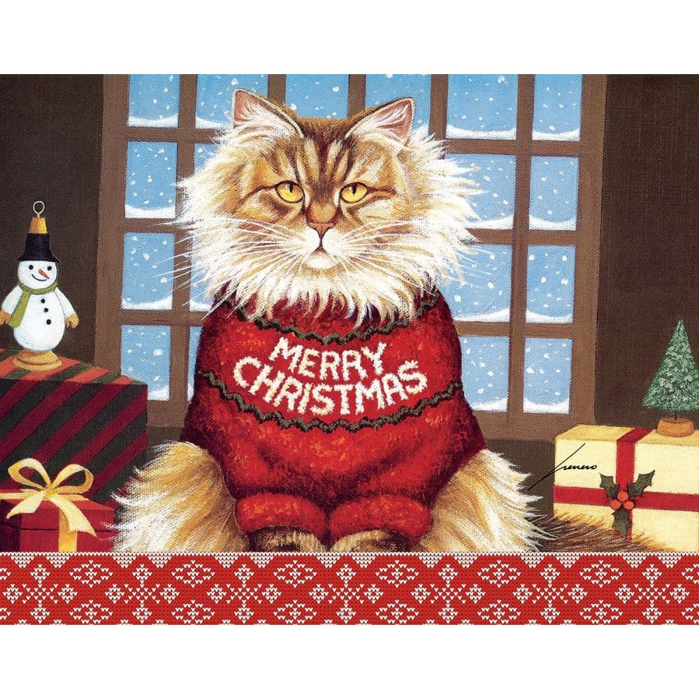 Squeakys Christmas Boxed Christmas Cards 18 pack w Decorative Box by Lowell Herrero Main Product  Image width=&quot;1000&quot; height=&quot;1000&quot;
