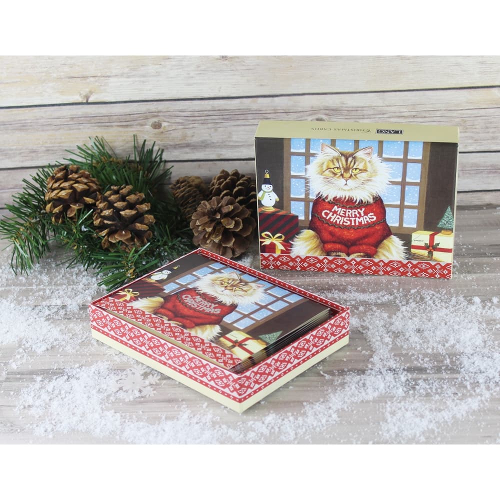 Squeakys Christmas Boxed Christmas Cards 18 pack w Decorative Box by Lowell Herrero 4th Product  Image width=&quot;1000&quot; height=&quot;1000&quot;
