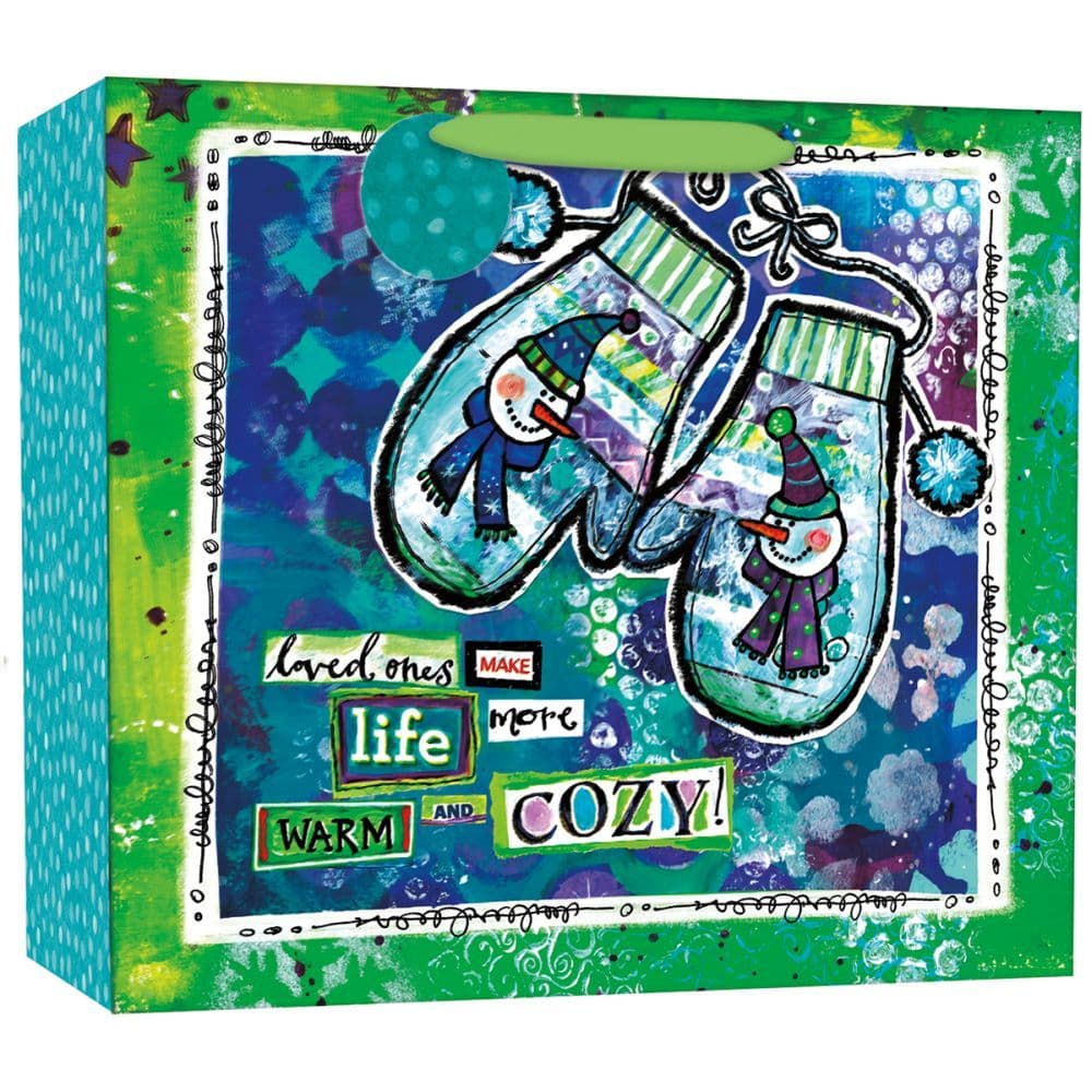 Happy Christmas Extra Large Gift Bag by Lori Siebert 2nd Product Detail  Image width="1000" height="1000"