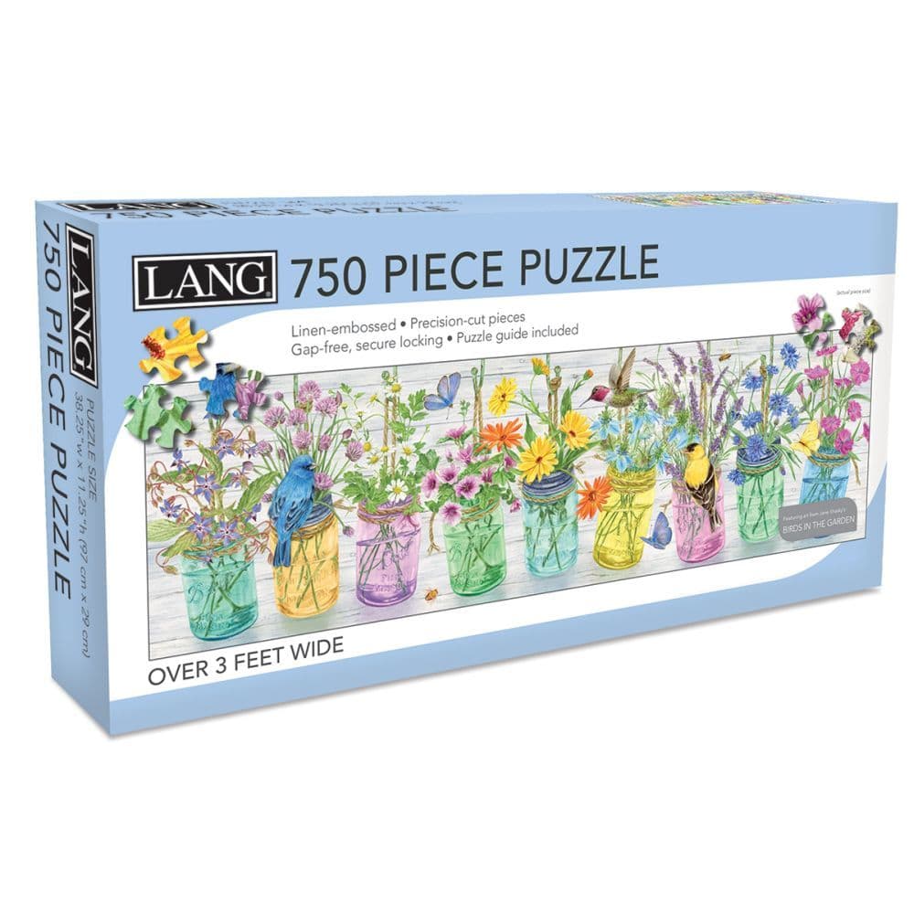 Herb Jars 750 Piece Puzzle Panoramic by Jane Shasky Main Product  Image width=&quot;1000&quot; height=&quot;1000&quot;