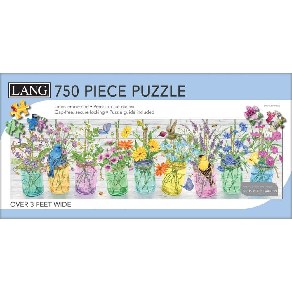 Herb Jars 750 Piece Puzzle Panoramic by Jane Shasky 3rd Product Detail  Image width="1000" height="1000"