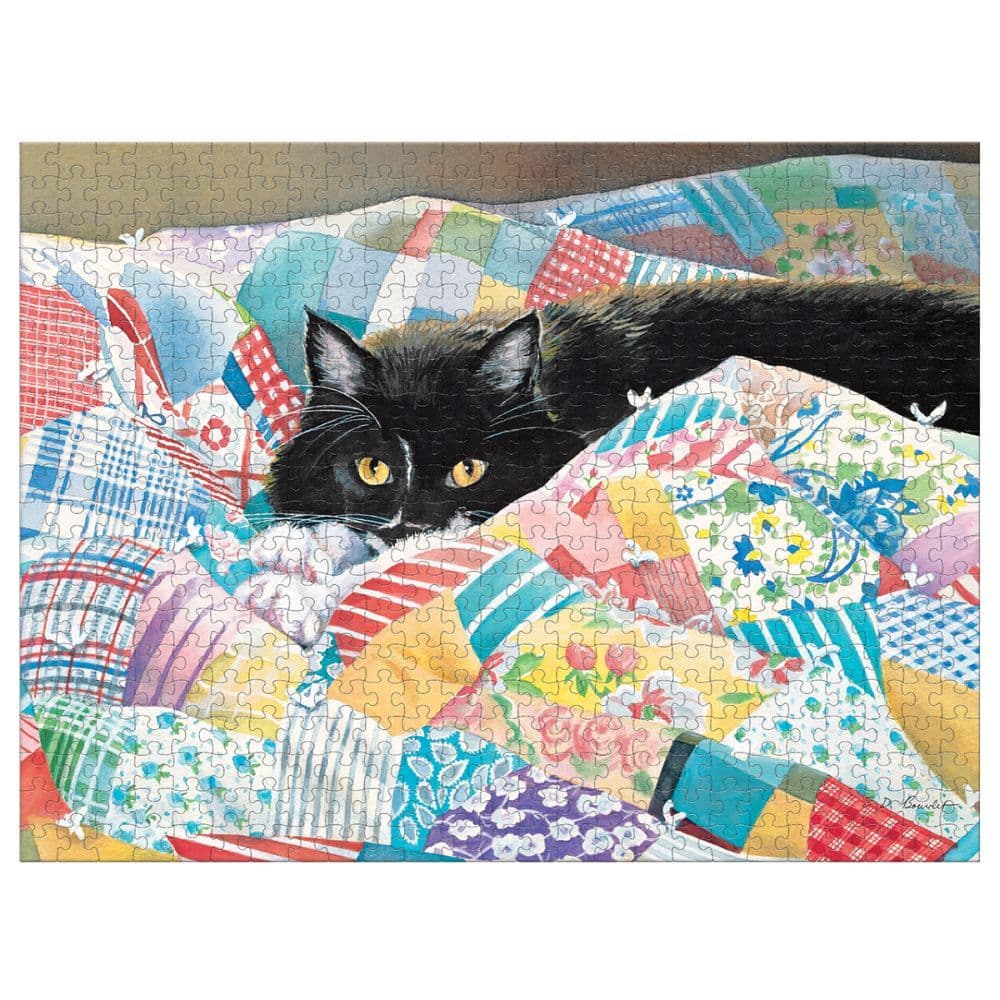 Grandmas Quilt 500 Piece Puzzle by Susan Bourdet 2nd Product Detail  Image width="1000" height="1000"