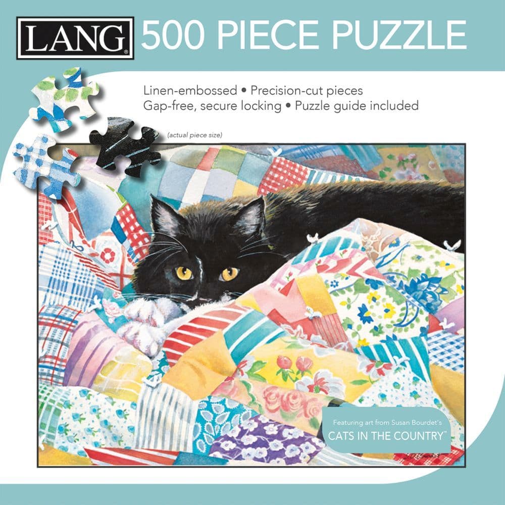 Grandmas Quilt 500 Piece Puzzle by Susan Bourdet 3rd Product Detail  Image width=&quot;1000&quot; height=&quot;1000&quot;