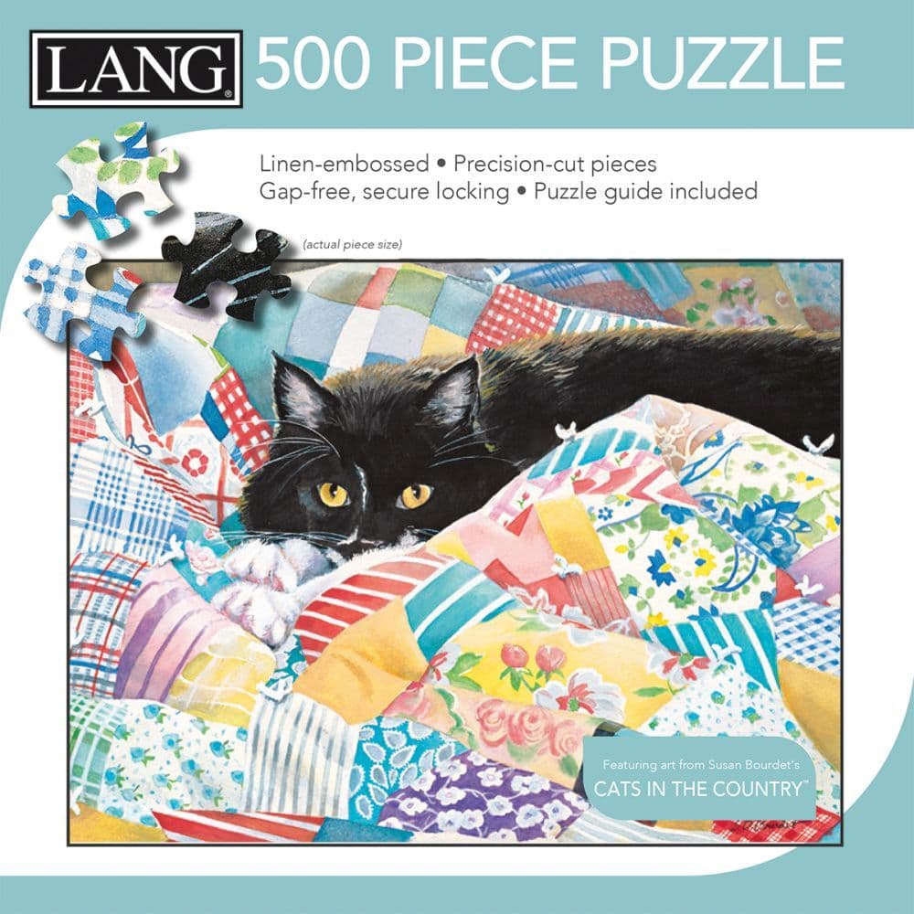 Grandmas Quilt 500 Piece Puzzle by Susan Bourdet 3rd Product Detail  Image width="1000" height="1000"