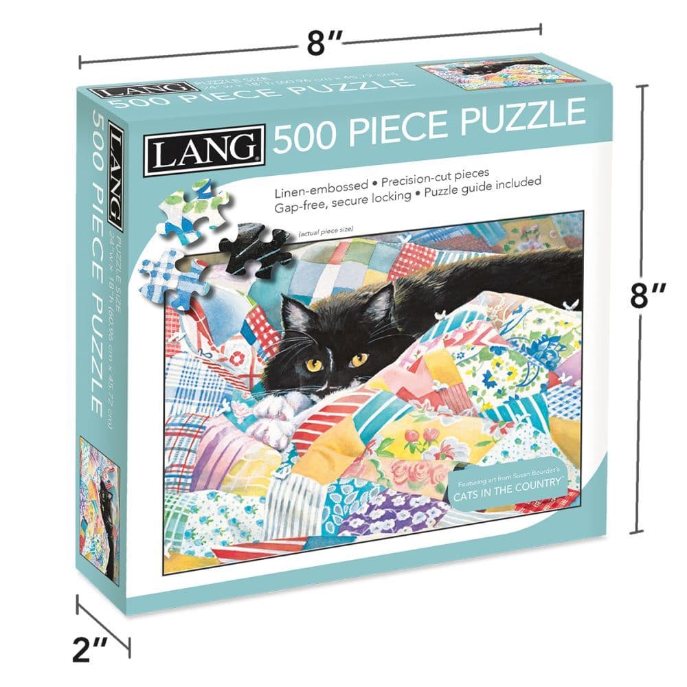 Grandmas Quilt 500 Piece Puzzle by Susan Bourdet 4th Product Detail  Image width="1000" height="1000"