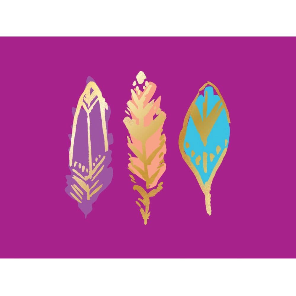 Barbarian Radiant Feathers Pink Accessory Pouch by Barbra Ignatiev 2nd Product Detail  Image width="1000" height="1000"