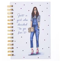 image Denim Overall Diva Spiral Journal Main Product  Image width="1000" height="1000"