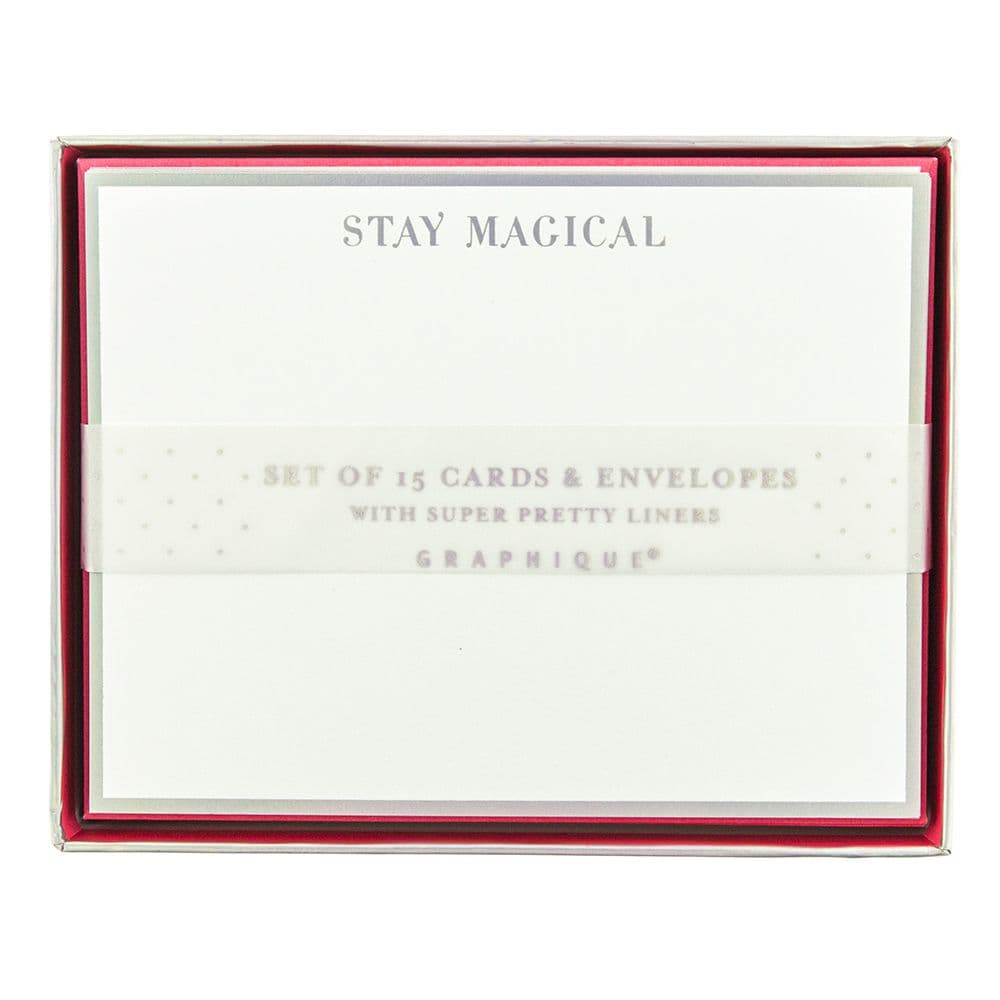 stay magical deluxe flat notecards image 2 width=&quot;1000&quot; height=&quot;1000&quot;