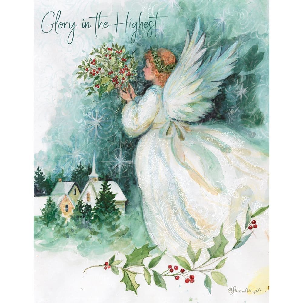 Angel of Christmas Boxed Christmas Cards (18 pack) Decorative Box by Susan Winget Main Product Image width=&quot;1000&quot; height=&quot;1000&quot;