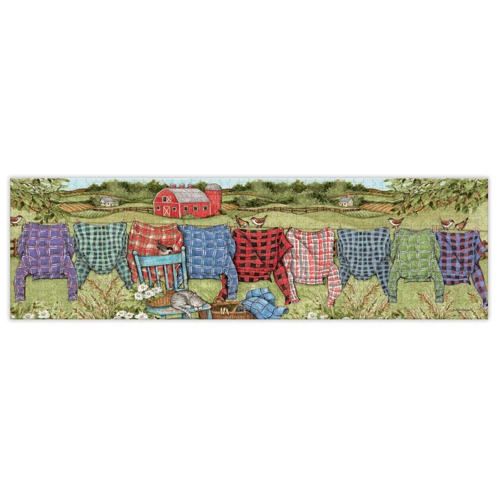 Favorite Flannel 750 Piece Puzzle Panoramic by Susan Winget 2nd Product Detail  Image width=&quot;1000&quot; height=&quot;1000&quot;