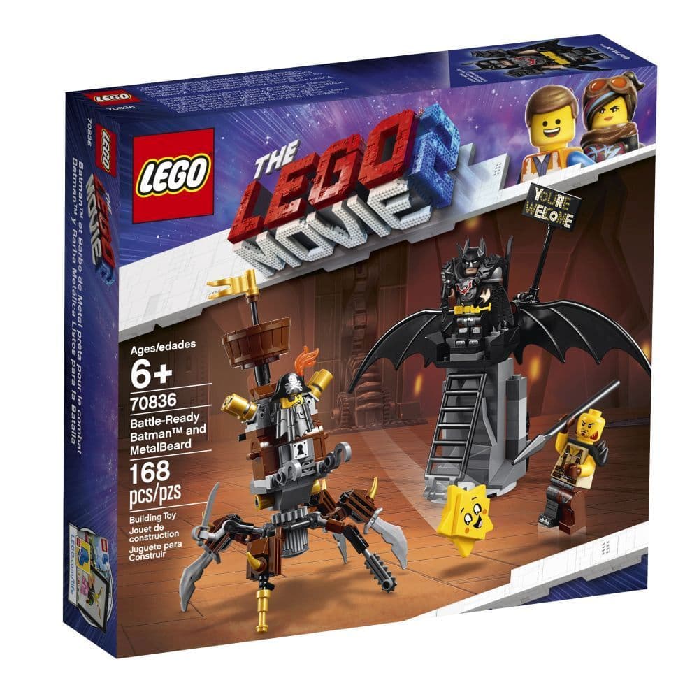 LEGO Movie 2 Battle Ready Batman and MetalBeard Main Product  Image width="1000" height="1000"