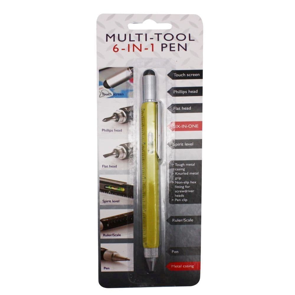 6 in 1 Multi Tool Pen Main Product  Image width="1000" height="1000"