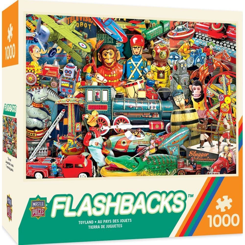Flashbacks Toyland 1000 Piece Puzzle 2nd Product Detail  Image width=&quot;1000&quot; height=&quot;1000&quot;