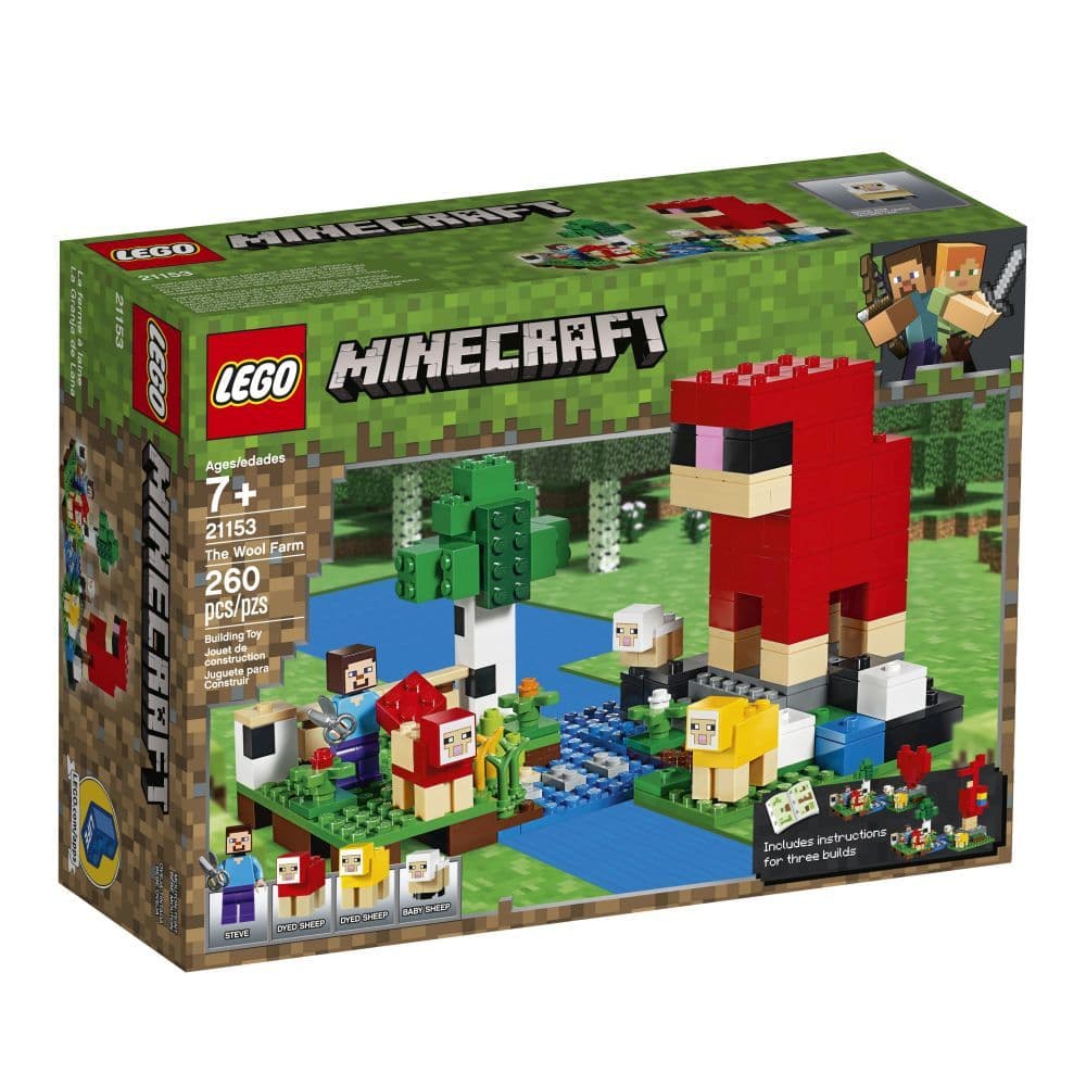 LEGO 16 Minecraft Wool Farm Main Product  Image width="1000" height="1000"