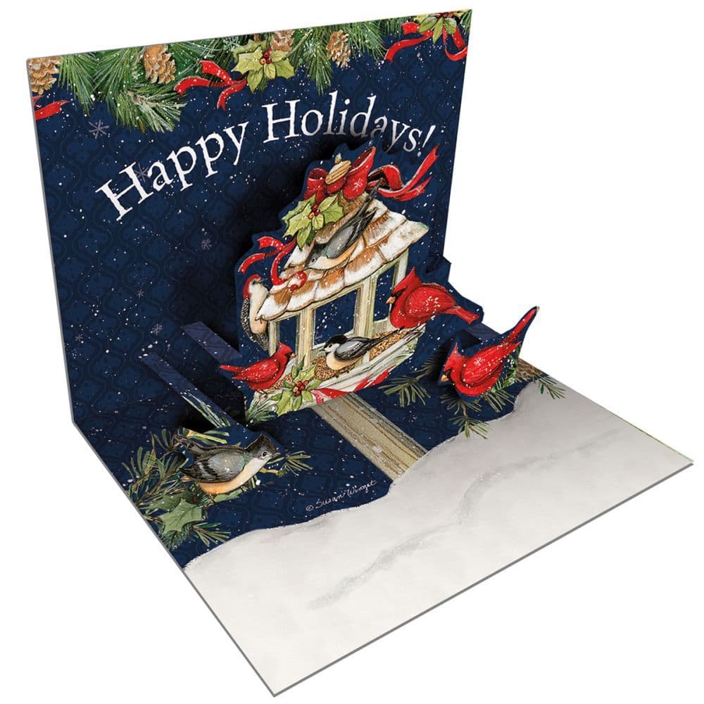 image Cardinal Christmas 3D Pop Up Christmas Cards 8 pack by Susan Winget Main Product  Image width="1000" height="1000"