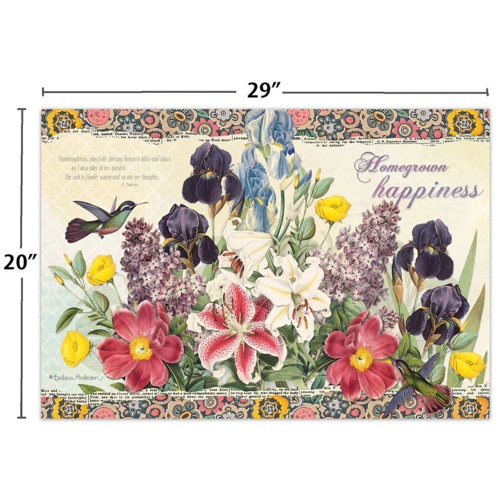 Garden Botanicals 1000 Piece Puzzle by Barbra Ignatiev 5th Product Detail  Image width=&quot;1000&quot; height=&quot;1000&quot;